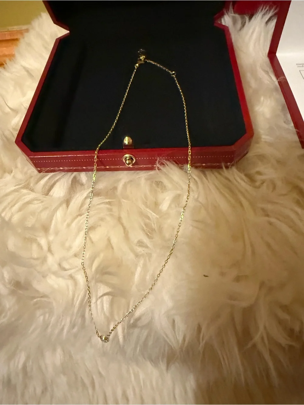 AUTHENTIC❗️CARTIER LARGE D’ AMOUR NECKLACE - Picture 3 of 7